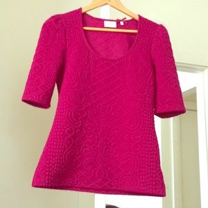 Anthropologie Deletta quilted top medium